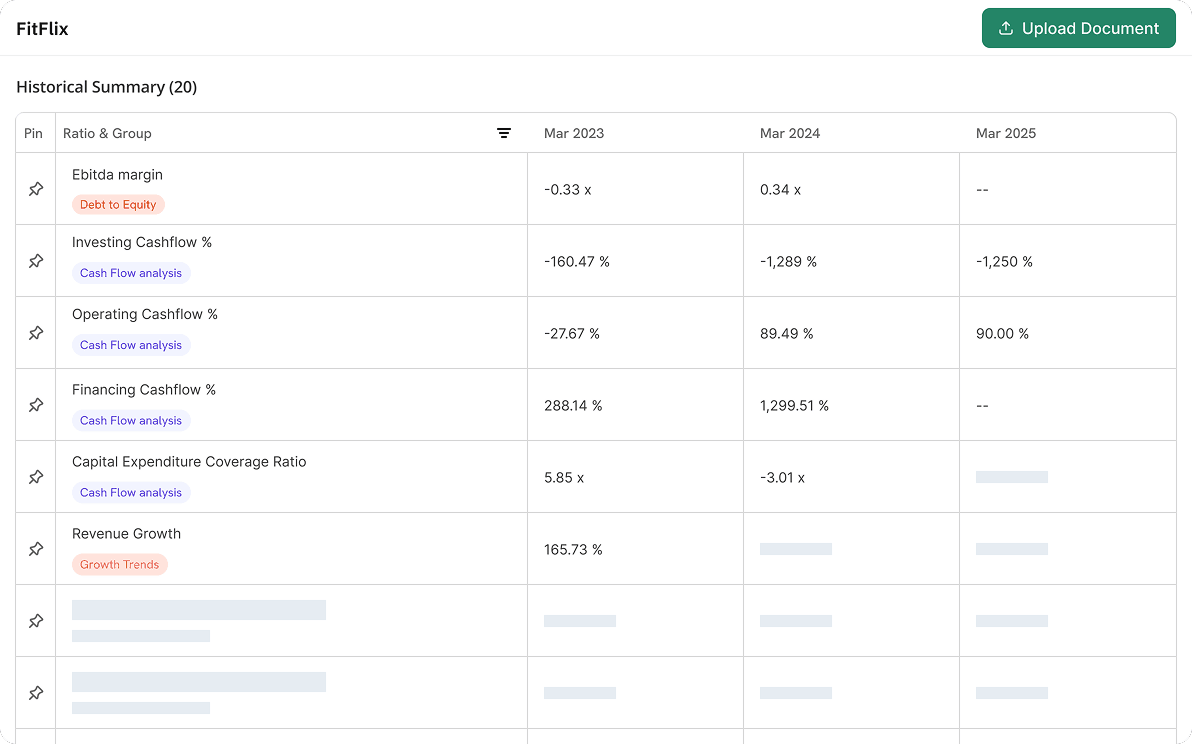 Financial Analysis Preview